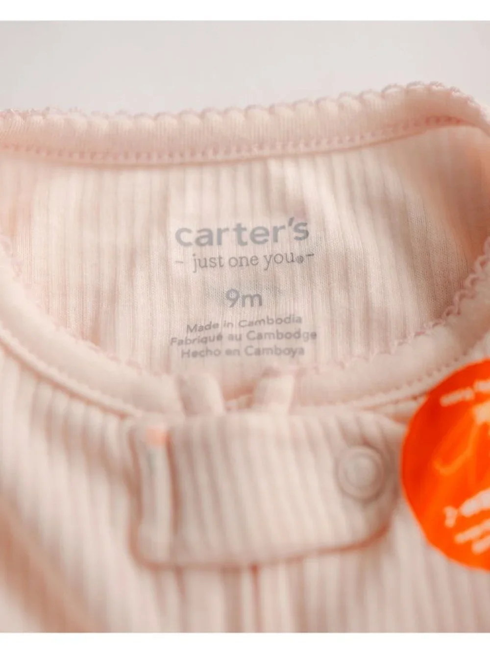 Carter’s & Carter’s 9M Baby Girl Bundle Footed Sleeper + Floral Tank & Bloomers